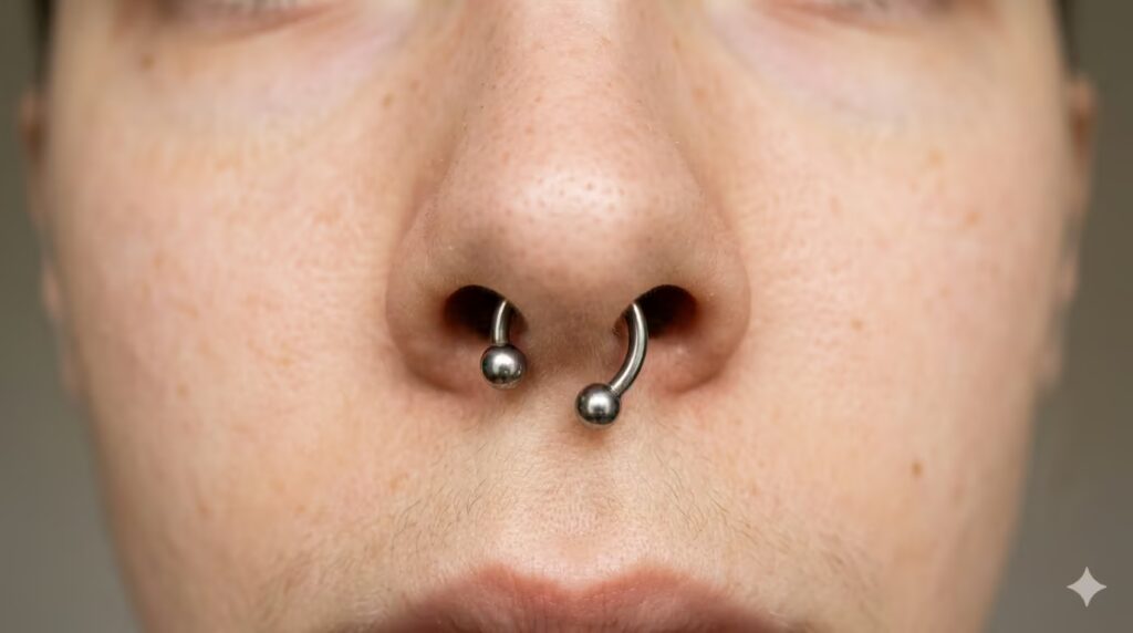 Can You Train a Crooked Septum Piercing?