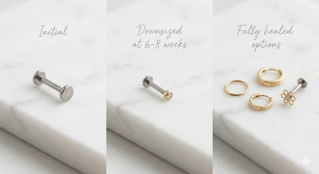 Helix jewellery progression