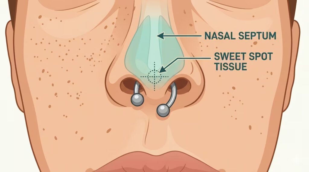 Why Does a Septum Piercing Look Crooked?