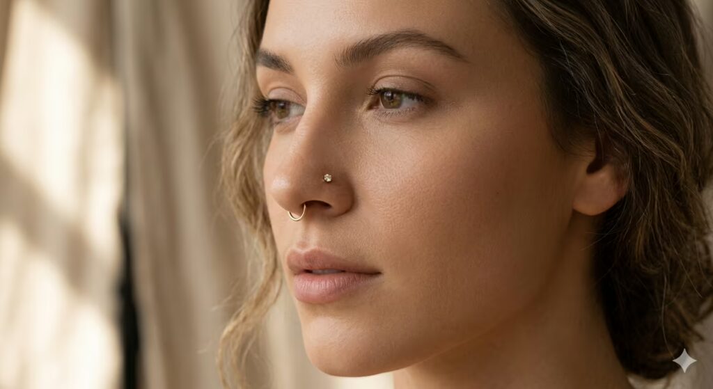 Nose piercing combinations