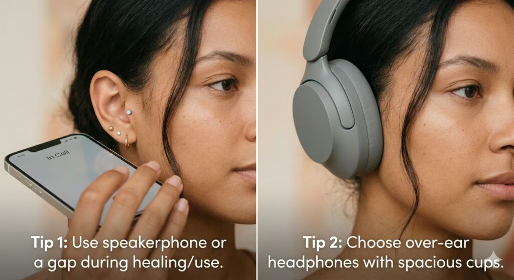 Tragus aftercare considerations