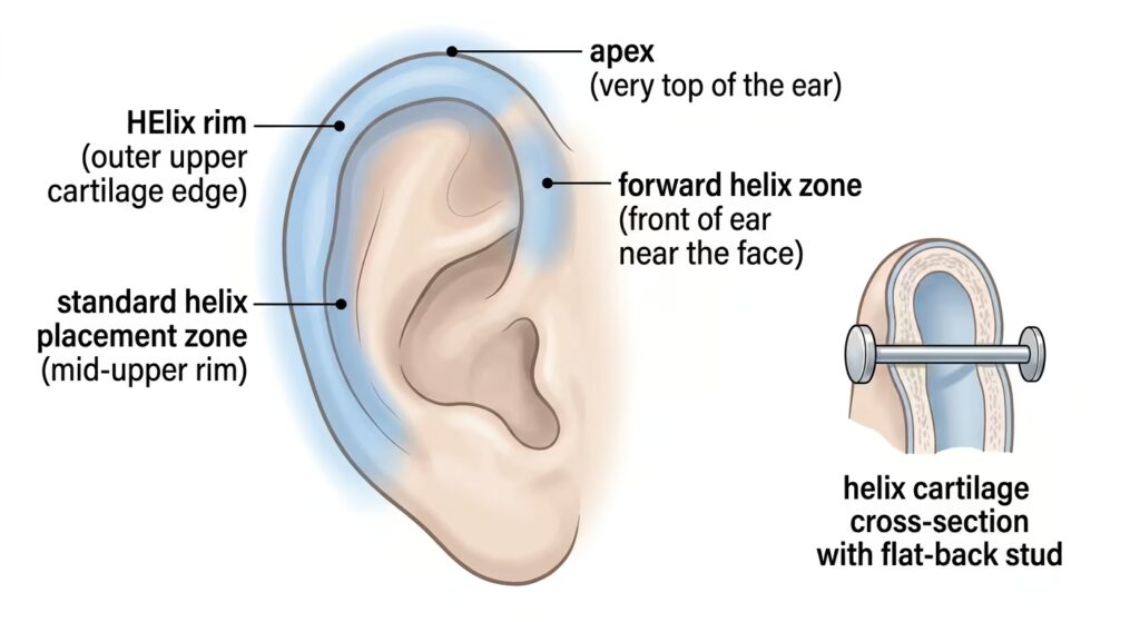 Where Is the Helix on the Ear