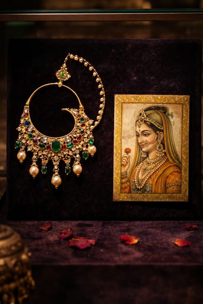 Mughal-era nose jewelry inspiration