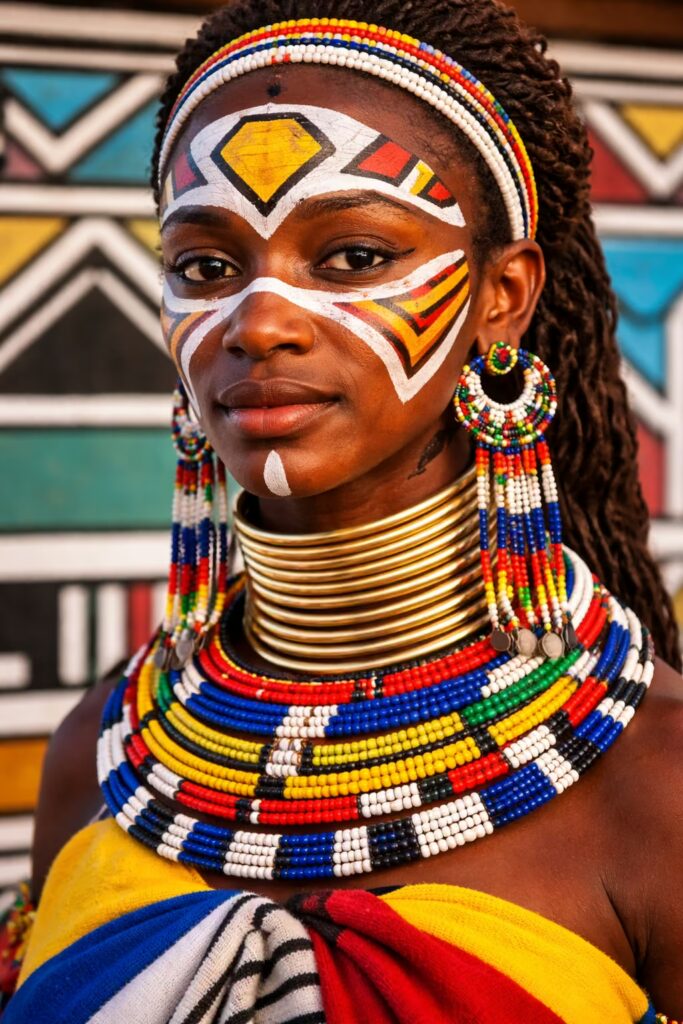 Ndebele women's ceremonial adornment