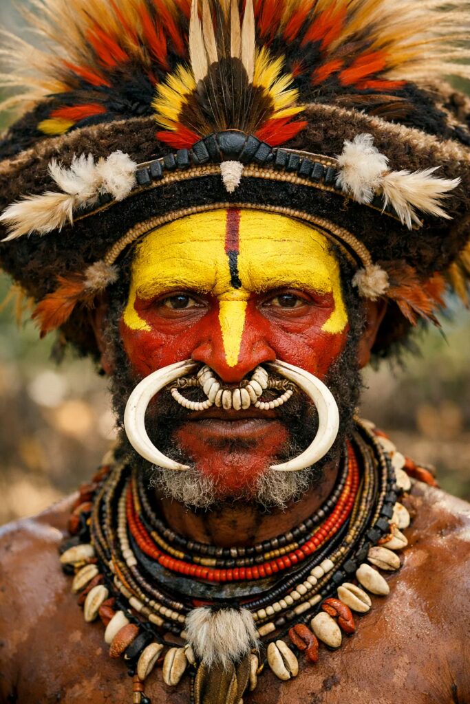 Papua New Guinea septum traditions