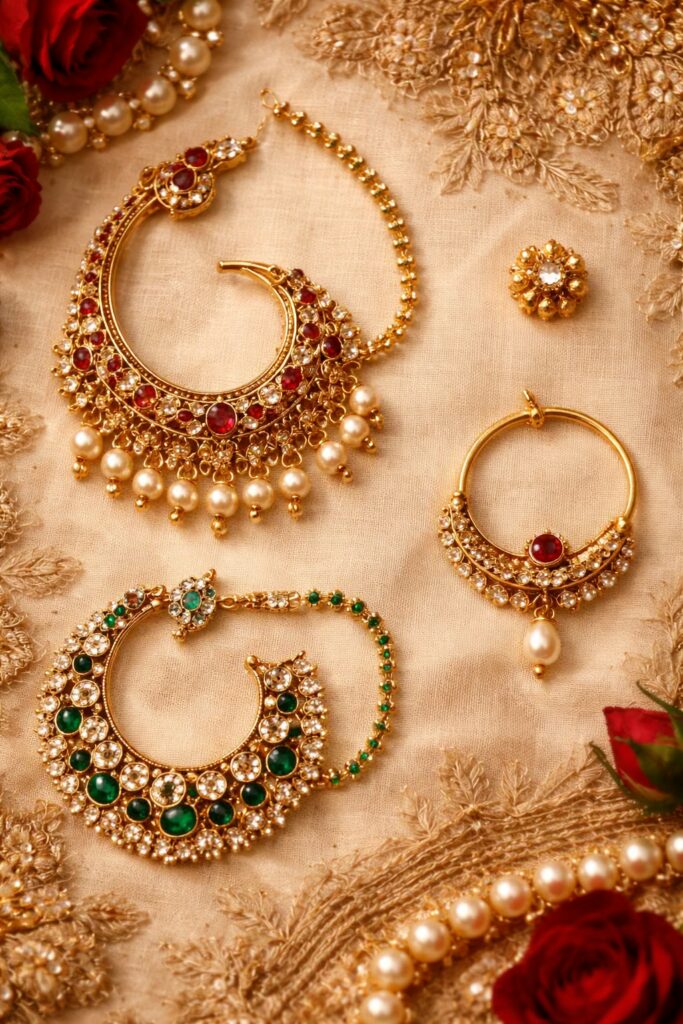 Regional South Asian nose jewelry comparison