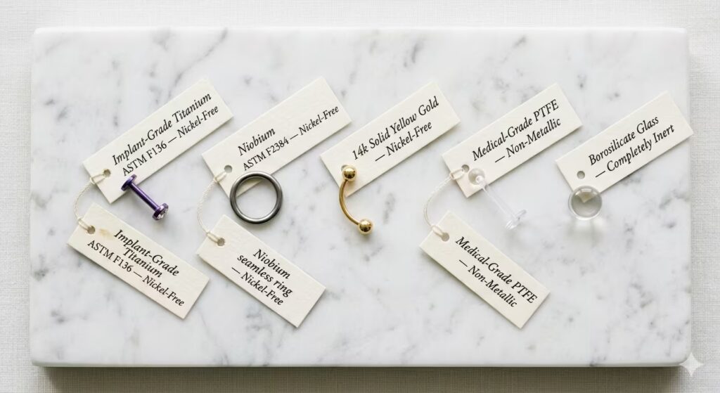 Rows in 1-7 are safe for sensitive skin. Row 8 requires caution. Rows 9-13 should be avoided entirely.