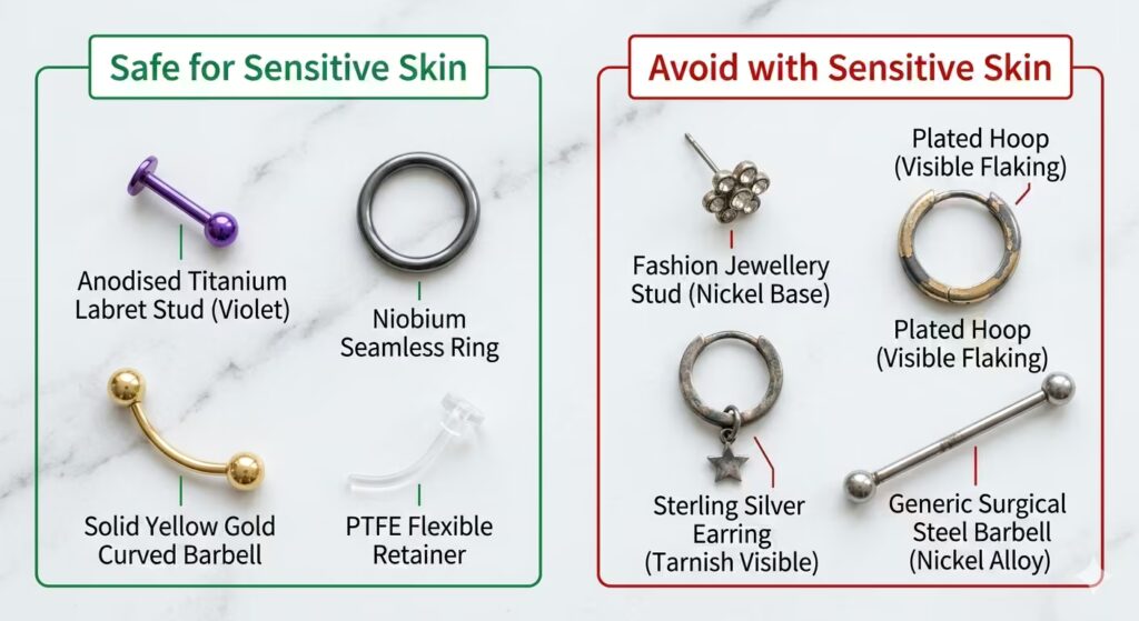 What Jewelry Is Safe for Sensitive Skin and Metal Allergies?