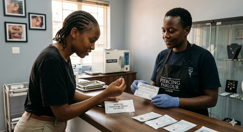 Verifying implant-grade jewellery