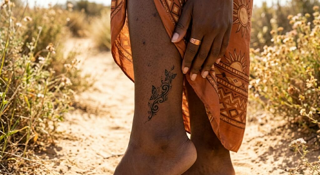 Butterfly Migration Neo-Tribal Boho Sleeve Tattoos