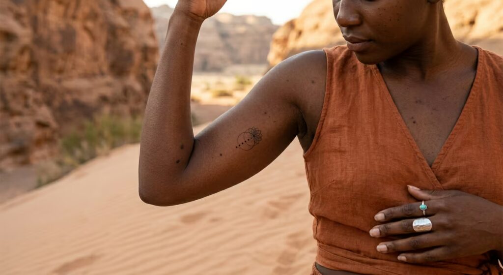 Chakra & Sacred Geometry Boho Sleeve Tattoos