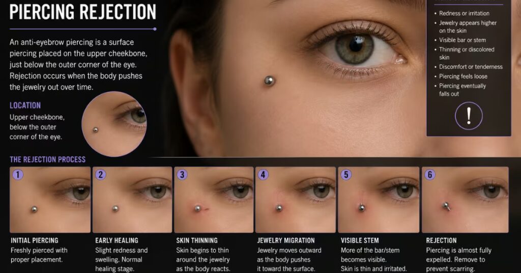 Anti-Eyebrow Piercing Rejection