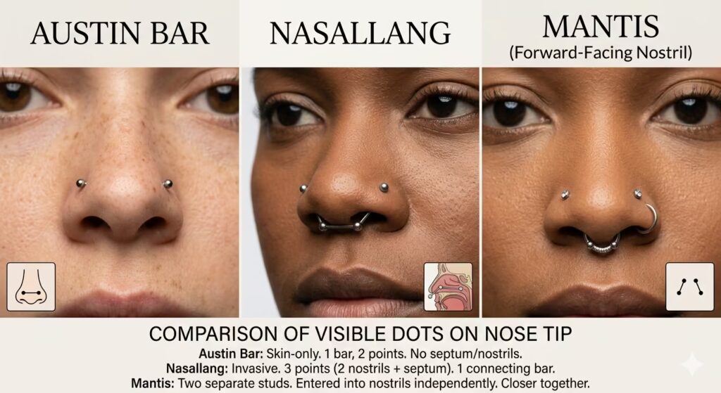 Austin Bar vs. Nasallang vs. Mantis How They Differ