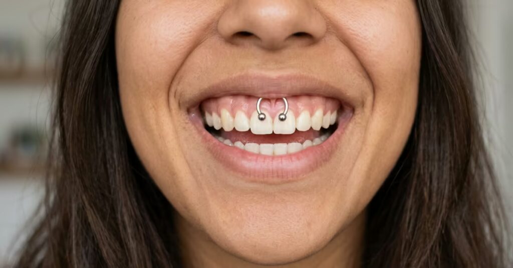 What is a Smiley Piercing?