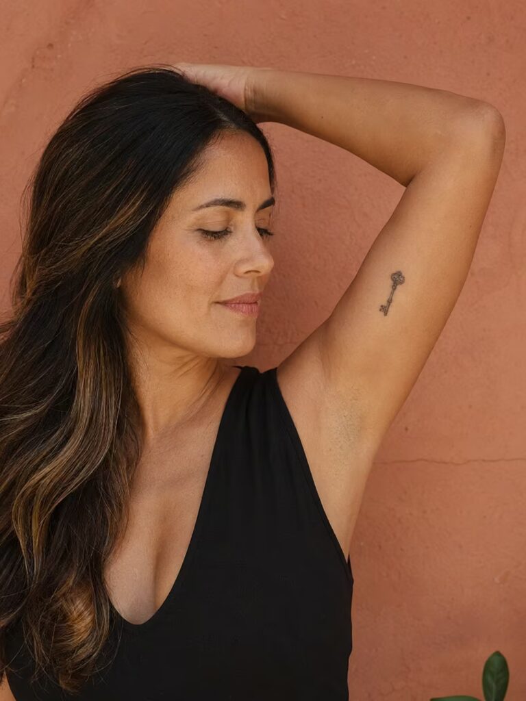 A Tiny Key on the Inner Bicep