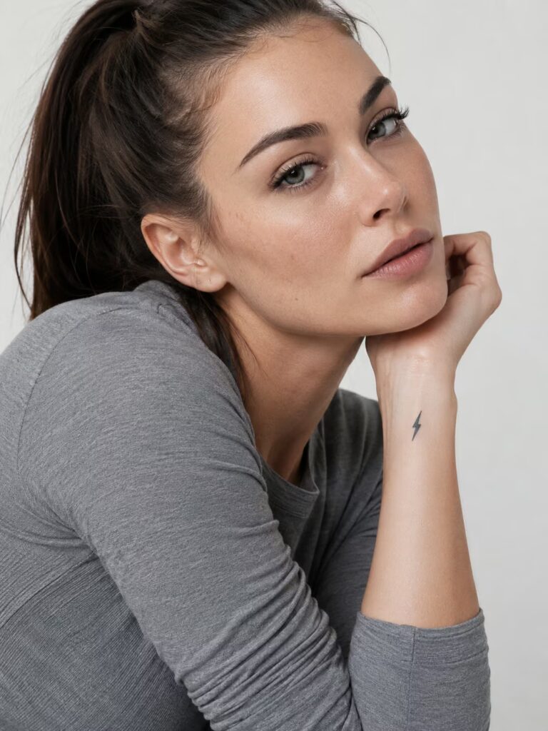 A Tiny Lightning Bolt on the Wrist Bone