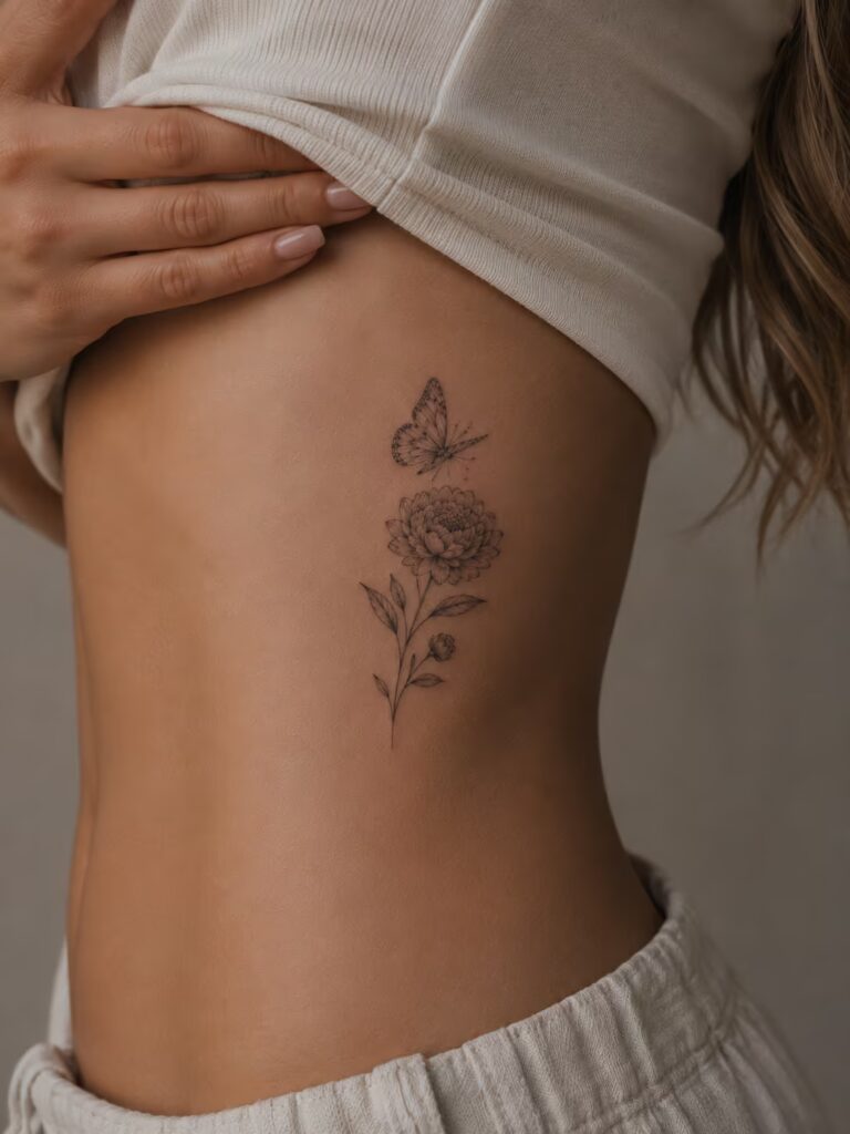 Chrysanthemum Rib Butterfly