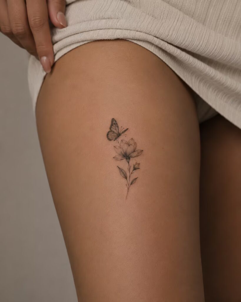 Magnolia Thigh Butterfly