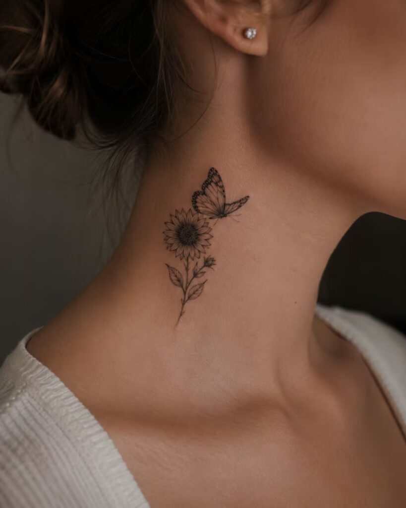 Sunflower Neck Butterfly
