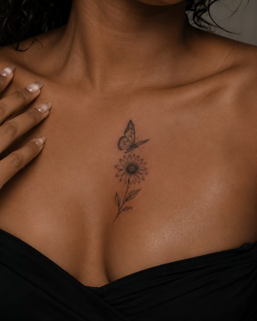 Sunflower Sternum Butterfly
